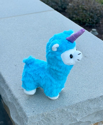 Blue Unicorn Plush