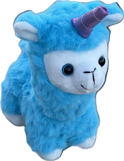 Blue Unicorn Plush