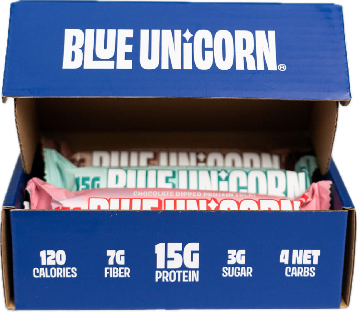 Blue Unicorn protein bars variety pack